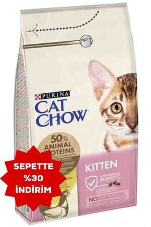 CAT CHOW - Cat Chow Kitten Tavuklu Yavru Kedi Maması 1,5kg