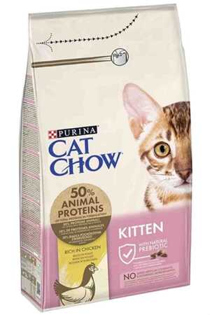 Cat Chow Kitten Tavuklu Yavru Kedi Maması 1,5kg - Thumbnail