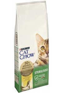 CAT CHOW - Cat Chow Tavuklu Kısırlaştırılmış Kedi Maması 15kg