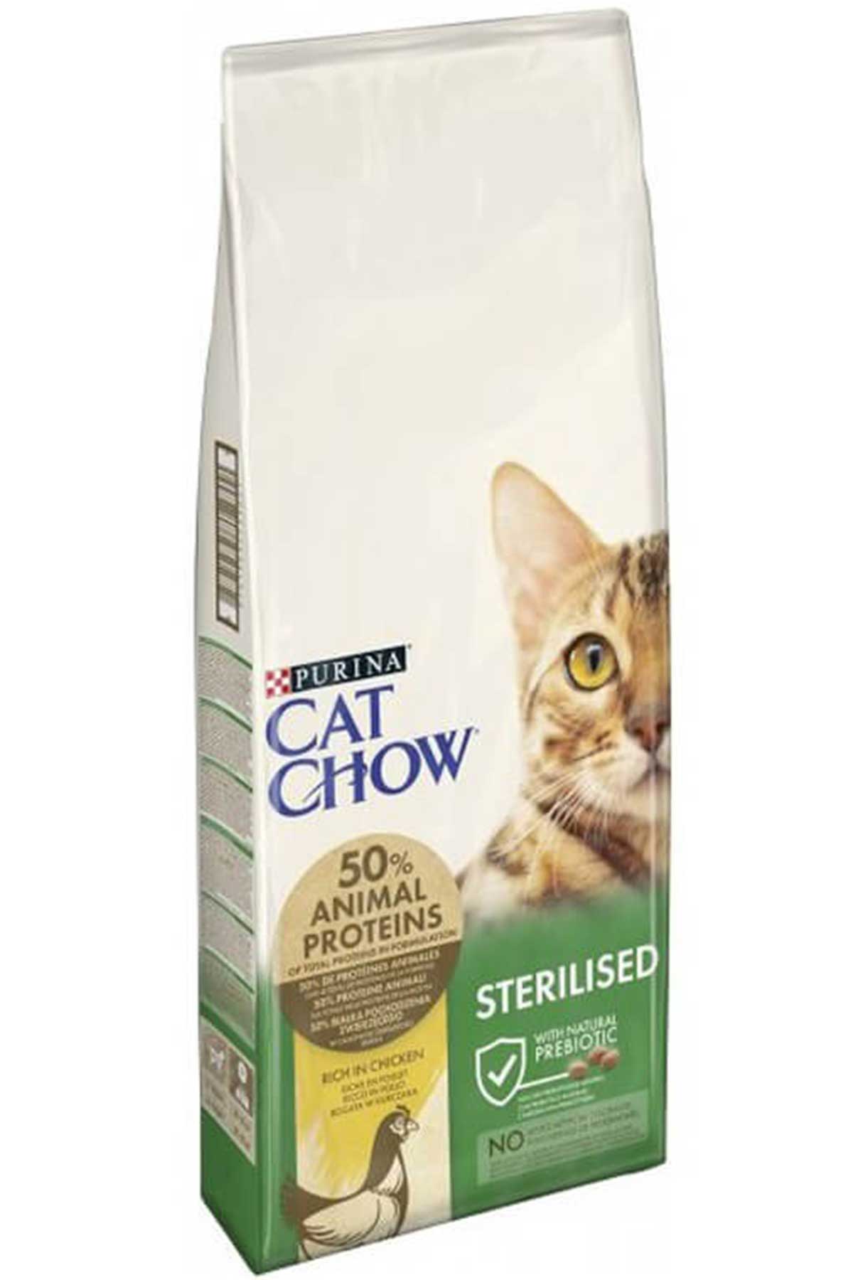 Cat Chow Tavuklu Kısırlaştırılmış Kedi Maması 15kg