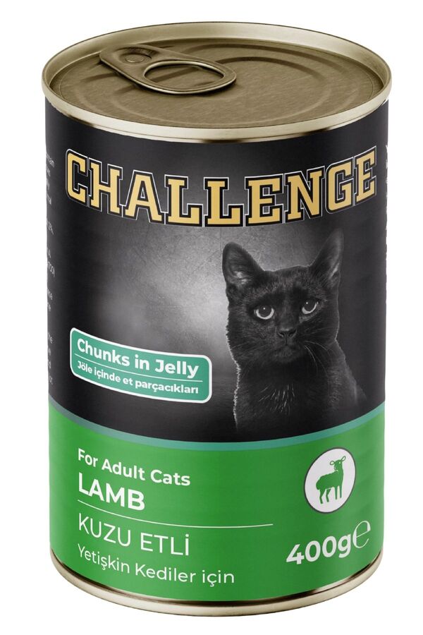 Challenge Kuzu Etli Yetişkin Kedi Konservesi 400gr