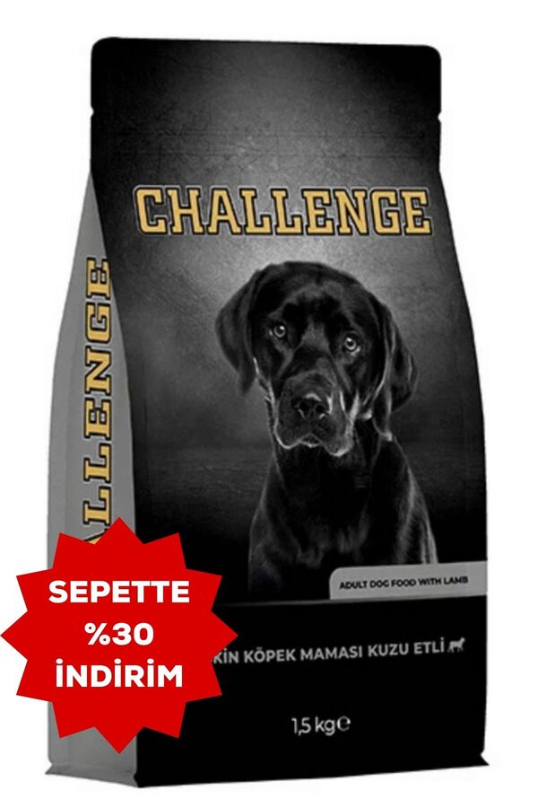 Challenge Kuzu Etli Yetişkin Köpek Maması 1,5kg