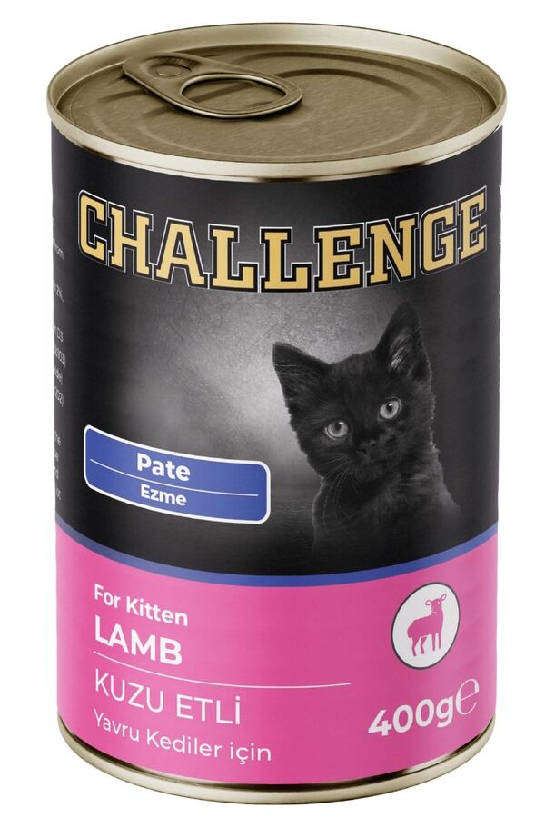 Challenge Pate Kuzu Etli Yavru Kedi Konservesi 400gr