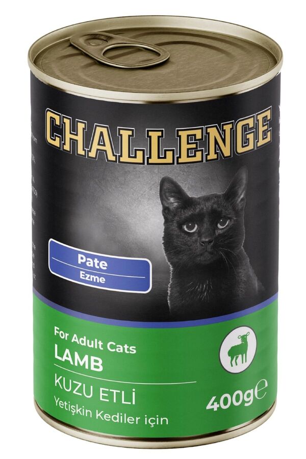 Challenge Pate Kuzu Etli Yetişkin Kedi Konservesi 400gr