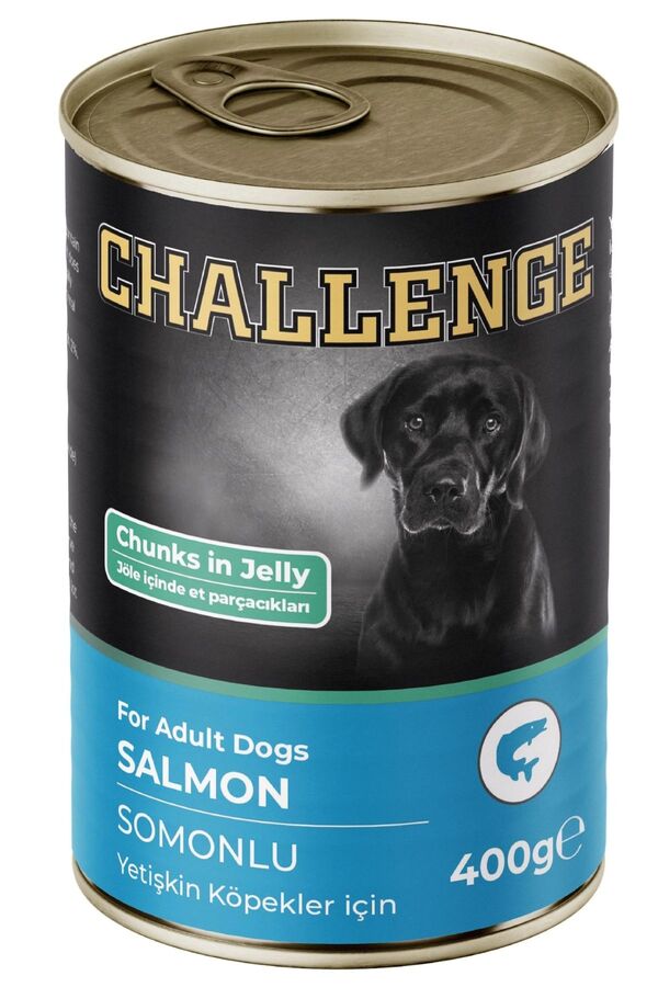 Challenge Somonlu Yetişkin Köpek Konservesi 400gr