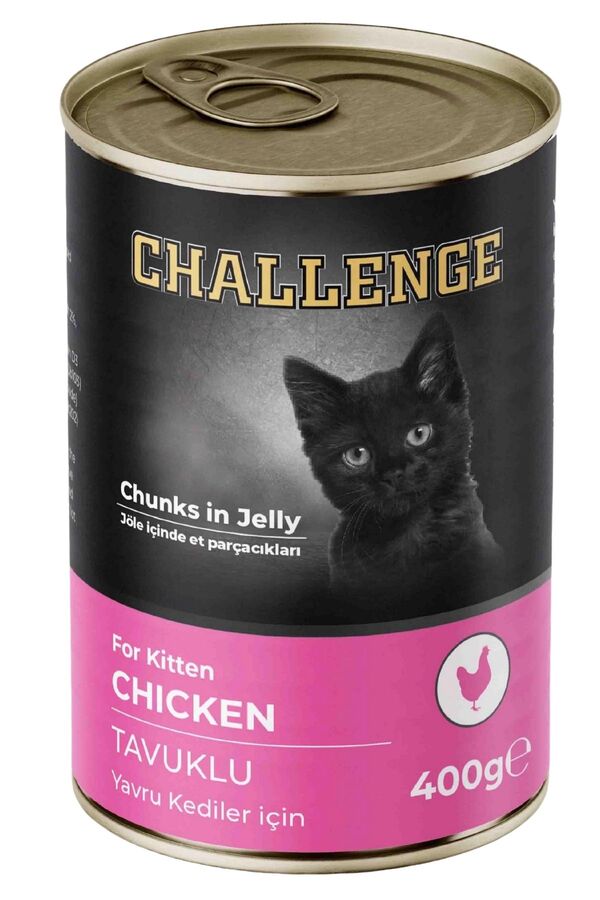 Challenge Tavuklu Yavru Kedi Konservesi 400 gr