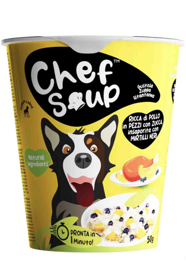 Chef Soup Tavuk Yaban Mersini ve Bal Kabaklı Hazır Çorba 50gr