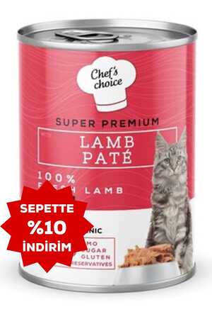 Chefs Choice Kuzu Etli Yetişkin Kedi Konservesi 400gr - Thumbnail
