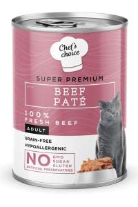 Chef's Choice Sığır Etli Yetişkin Kedi Konservesi 400gr