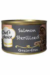 Chefs Choice Tahılsız Somonlu Kısırlaştırılmış Kedi Konservesi 80gr