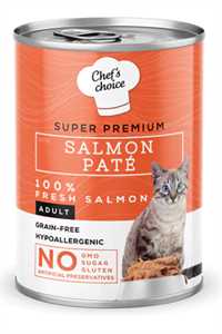 CHEFS CHOICE - Chef's Choice Somonlu Yetişkin Kedi Konservesi 400gr