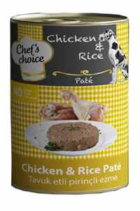 Chefs Choice Tavuk ve Pirinçli Yetişkin Köpek Konservesi 400gr