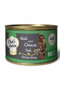 Chefs Choice Tahılsız Dana Eti ve Peynirli Yetişkin Kedi Konservesi 85gr