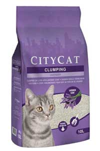 CITY CAT - City Cat Lavanta Kokulu Topaklanan Kedi Kumu 10 Lt