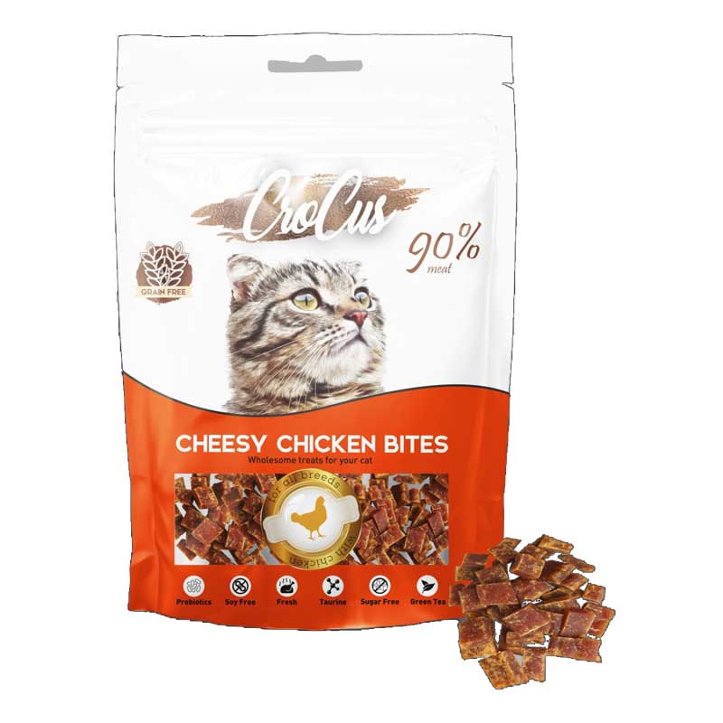 Crocus Bites Tavuklu Tahılsız Kedi Ödülü 80gr