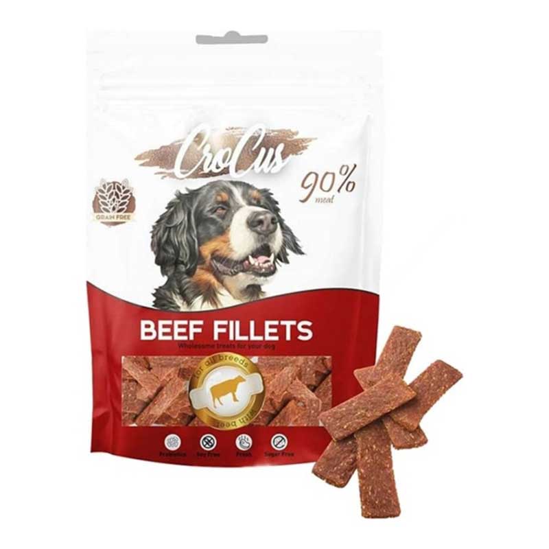 Crocus Fillets Biftekli Tahılsız Köpek Ödülü 80gr