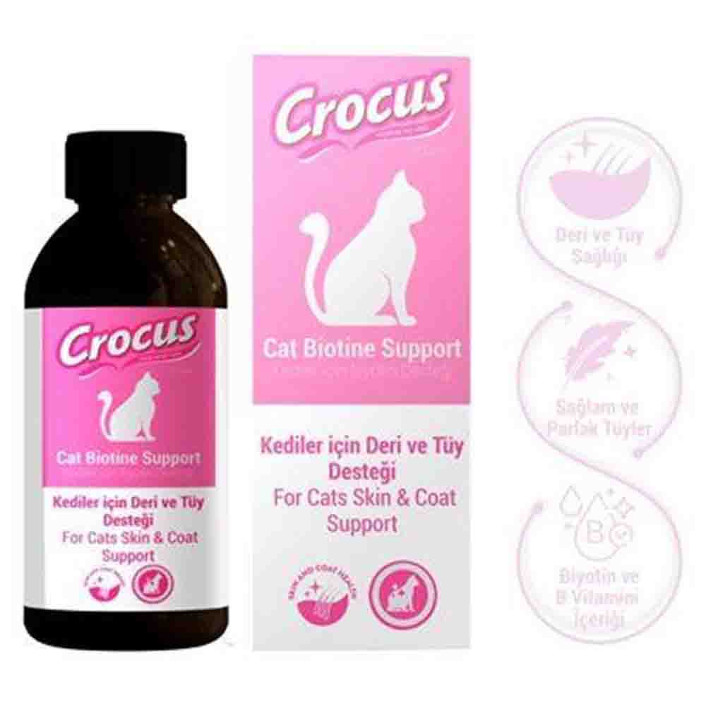 Crocus Kedi Biotin Desteği 100ml