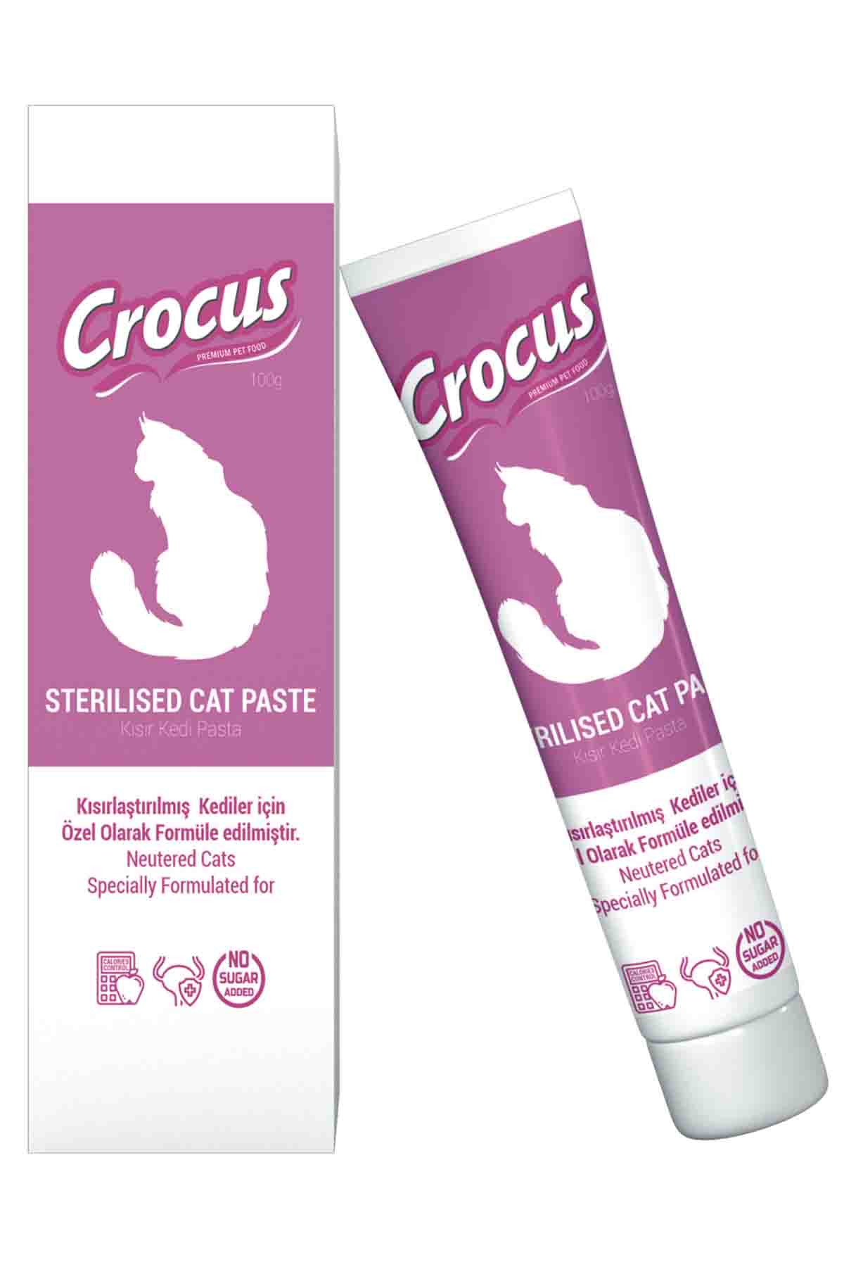 Crocus Sterilised Kedi Malt Macunu 30gr