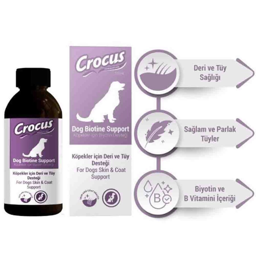 Crocus Köpek Tüy Sağlığı Damlası 100ml