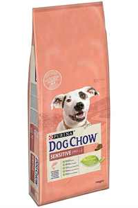 Dog Chow Hassas Köpekler için Somonlu Yetişkin Köpek Maması 14kg - Thumbnail