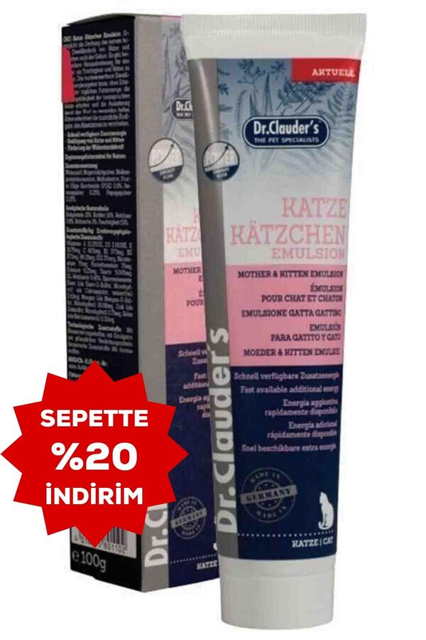 Dr. Clauders Yavru ve Yetişkin Kedi Enerji Macunu 100gr