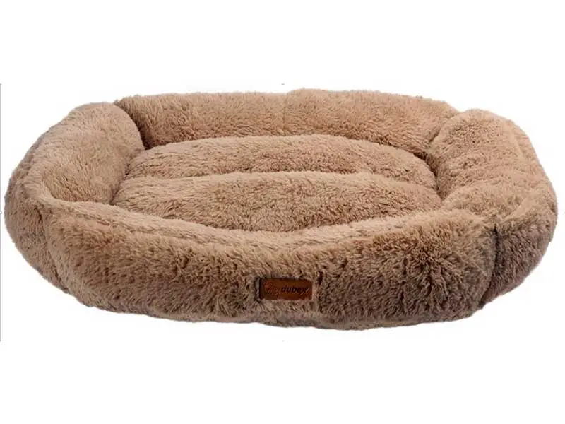 Dubex Brownie Dikdörtgen Kedi ve Köpek Yatağı 62x44x22cm (M) Kahverengi