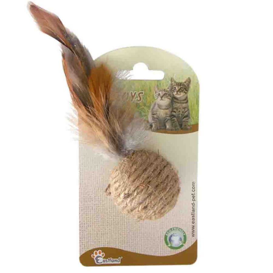 Eastland Tüylü Top Kedi Oyuncağı 4cm