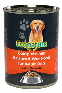 ECONATURE - Econature Kuzu Etli Yetişkin Köpek Konservesi 400 Gr