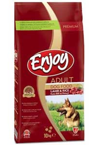 ENJOY - Enjoy Kuzu Etli ve Pirinçli Yetişkin Köpek Maması 10kg