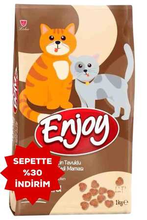 Enjoy Tavuklu Yetiskin Kedi Mamasi 1kg