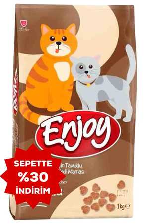 ENJOY - Enjoy Tavuklu Yetiskin Kedi Mamasi 1kg