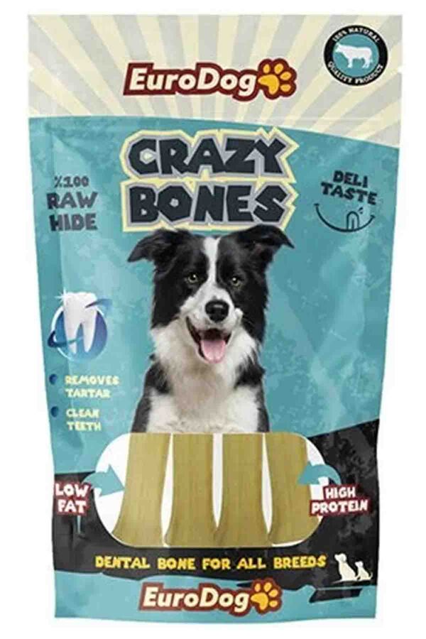 EuroDog Crazy Bones Press Köpek Kemik Ödül Maması 100gr