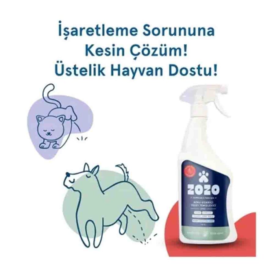 Zozo Hipoalerjenik Evcil Hayvan Koku & Leke Giderici Sprey 750ml