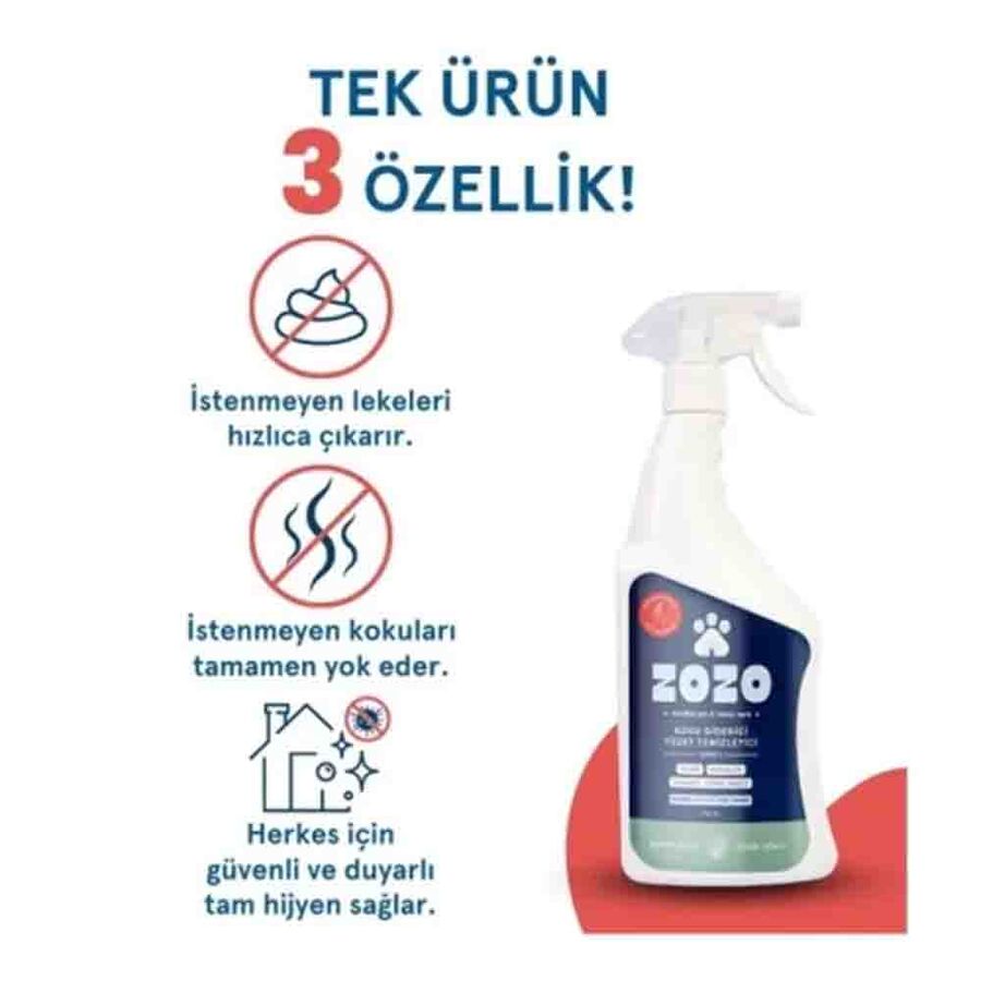 Zozo Hipoalerjenik Evcil Hayvan Koku & Leke Giderici Sprey 750ml