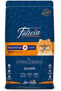 FELICIA - Felicia Düşük Tahıllı Hipoalerjenik Somonlu Küçük Irk Yetişkin Köpek Maması 6kg