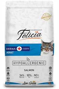 FELICIA - Felicia Düşük Tahıllı Hipoalerjenik Somonlu Yetişkin Kedi Maması 2kg