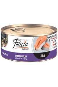 FELICIA - Felicia Sterilised Somonlu Yaş Kedi Maması 85gr