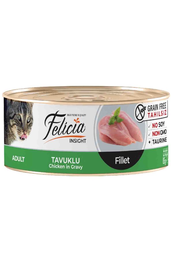 Felicia Tahılsız Tavuk Fileto Kedi Konservesi 85gr