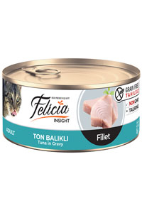 FELICIA - Felicia Ton Balıklı Yetişkin Fileto Kedi Konservesi 85gr