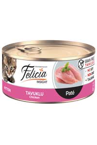 FELICIA - Felicia Yavru Tavuklu Yaş Kedi Maması 85gr