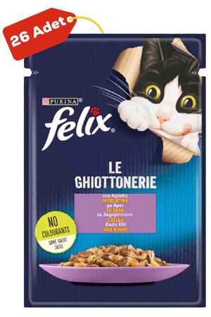 Felix Kuzu Etli Yetişkin Kedi Konservesi 26x85gr 26lı - Thumbnail