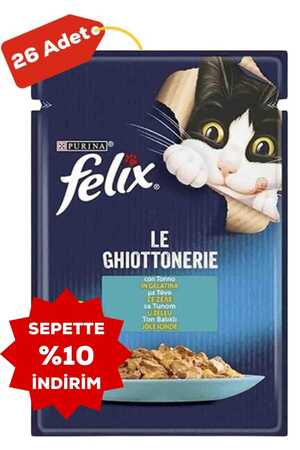 FELIX - Felix Ton Balıklı Yetişkin Kedi Konservesi 26x85gr 26lı