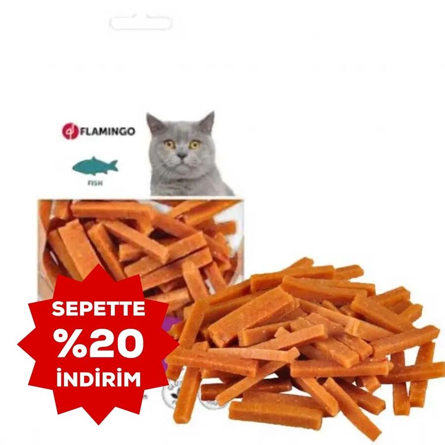 Flamingo Cat Snack Fish Ton Balıklı Kedi Ödülü 50gr