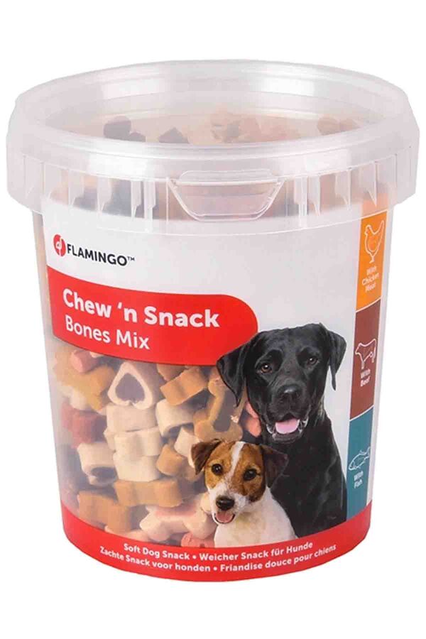 Flamingo Chewn Snack Mix Köpek Ödül Maması 500gr