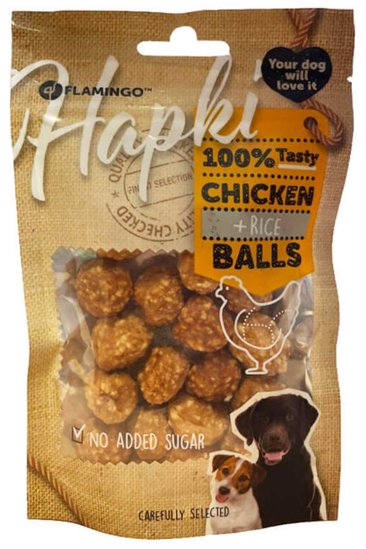 Hapki Chicken Balls Tavuklu Ve Pirinçli Top Köpek Ödül Maması 75 gr