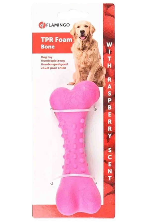 Flamingo Dolgu Kemik Köpek Oyuncağı 13cm