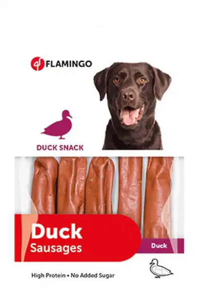 Flamingo Ducksnack Ördekli Sosis Köpek Ödül Maması 85gr