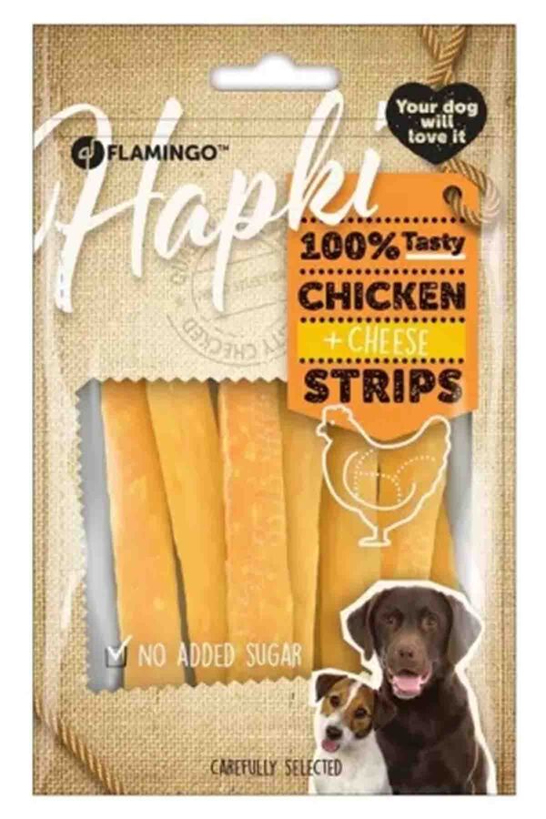 Flamingo Hapki Peynirli Şerit Şeklinde Köpek Ödül Maması 85gr