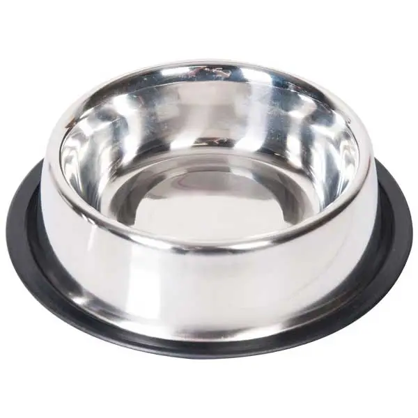 Flamingo Kaydırmaz Tabanlı Çelik Köpek Mama Su Kabı 710ml