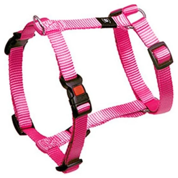 FLAMINGO - Flamingo Kilitli Köpek Göğüs Tasması 25-40cm 10mm (XS/S) Pembe